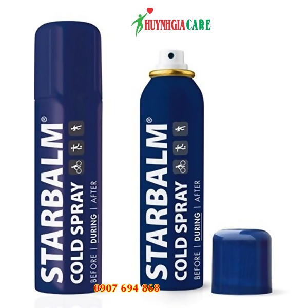 Chai xịt lạnh giảm đau starbalm