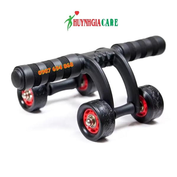Con lăn tập cơ bụng 4 bánh