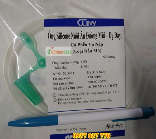 Ong silicone nuoi an duong mui da day