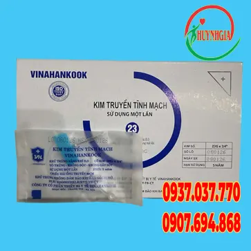 Kim truyền tĩnh mạch sử dụng 1 lần 23G x 3/4