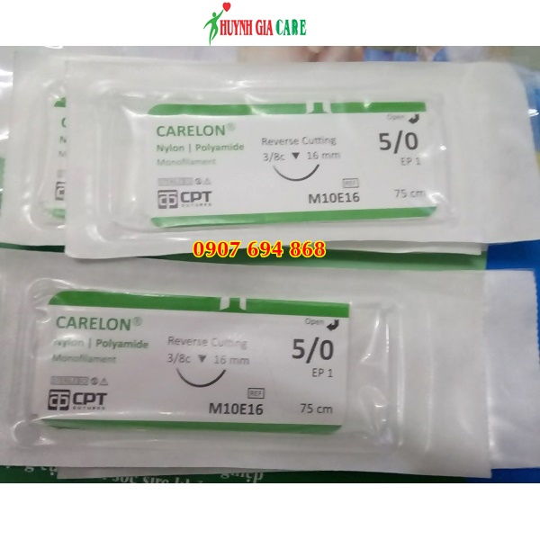 Chỉ phẫu thuật carelon 5/0