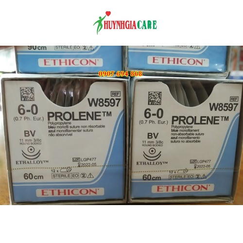 Chỉ prolene 6/0