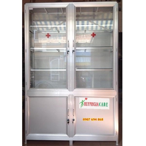 Tủ thuốc y tế nhôm không ngăn AB