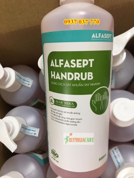 Nuoc rua tay nhanh alfasept handrub 500ml