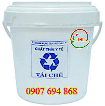 Xô đựng vật sắc nhọn 6L trắng
