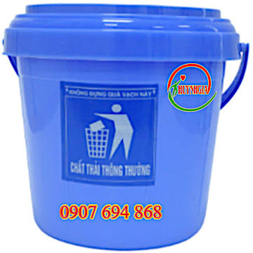 Xô đựng vật sắc nhọn 6L xanh
