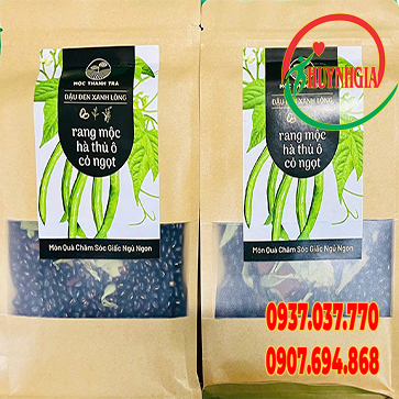 Đậu đen xanh lòng (Rang mộc - Cỏ ngọt - Hà thủ ô)