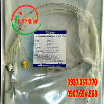 Ống silicone cầm máu thực quản dạ dày