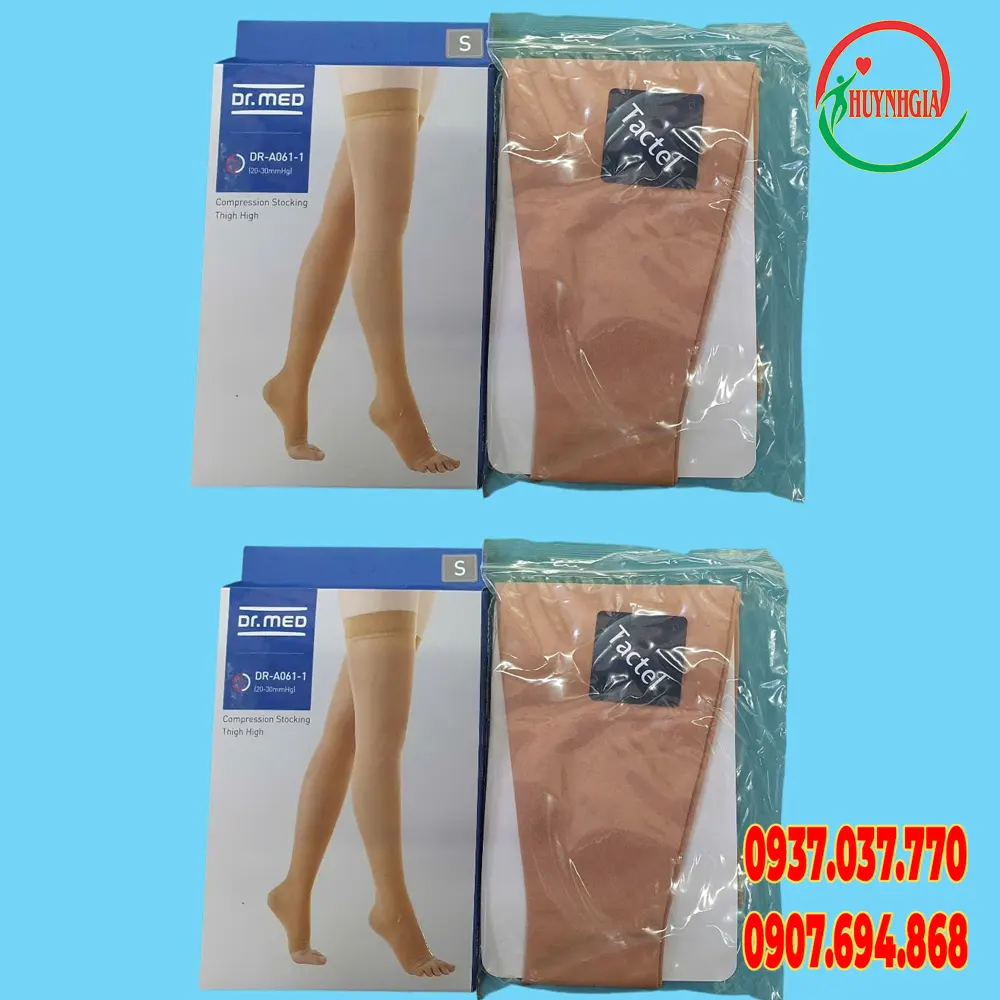 Vớ điều trị suy tĩnh mạch ngang đùi Dr. Med các cỡ